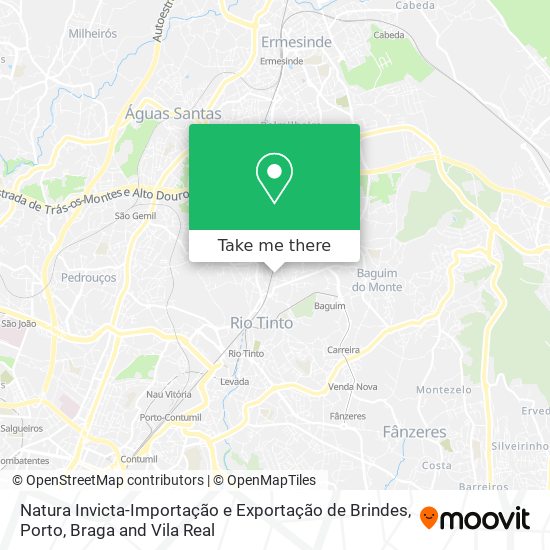 Natura Invicta-Importação e Exportação de Brindes map