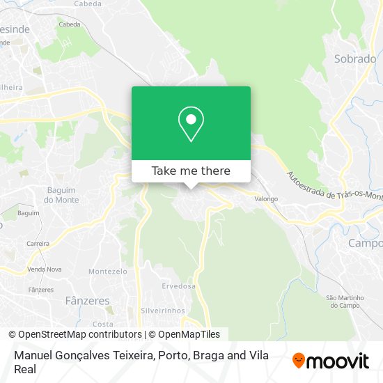 Manuel Gonçalves Teixeira map
