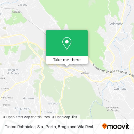 Tintas Robbialac, S.a. mapa