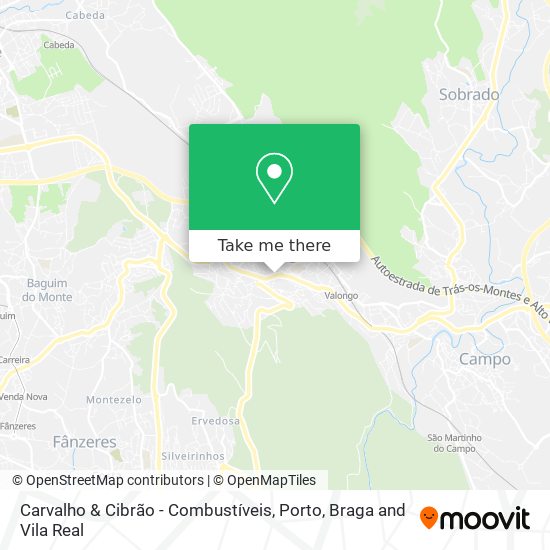 Carvalho & Cibrão - Combustíveis map