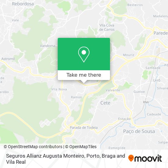 Seguros Allianz Augusta Monteiro map