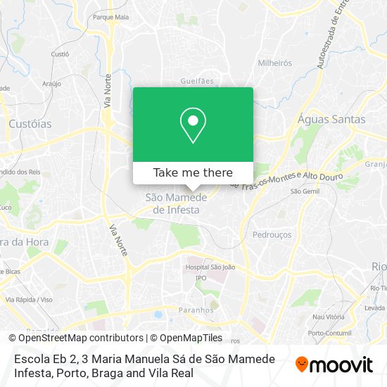 Escola Eb 2, 3 Maria Manuela Sá de São Mamede Infesta map