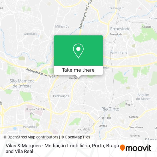 Vilas & Marques - Mediação Imobiliária map