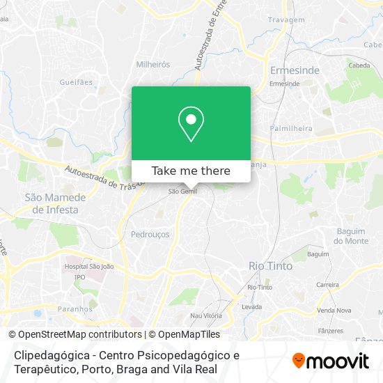 Clipedagógica - Centro Psicopedagógico e Terapêutico map