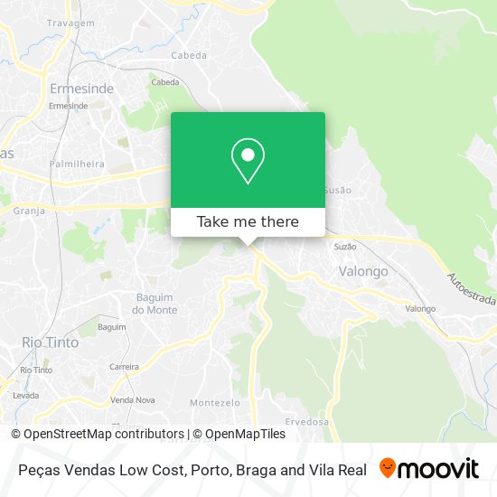 Peças Vendas Low Cost map