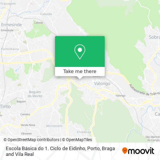 Escola Básica do 1. Ciclo de Eidinho map