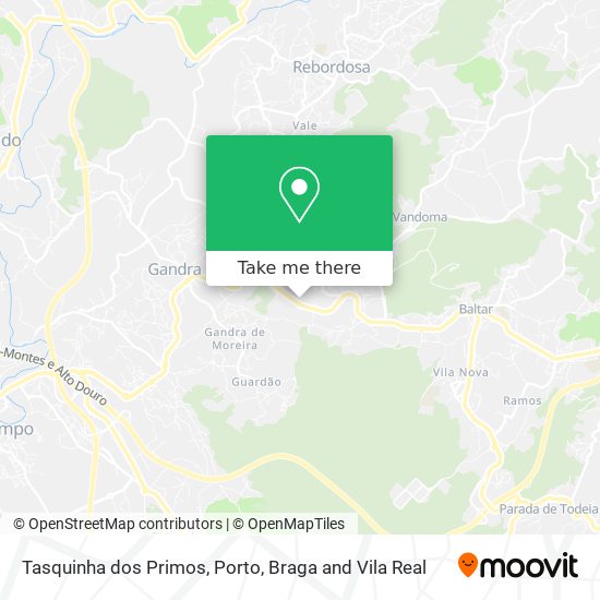 Tasquinha dos Primos map