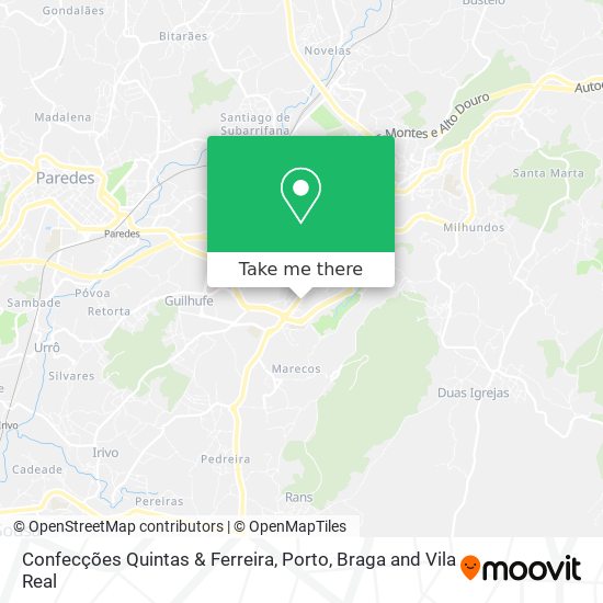 Confecções Quintas & Ferreira map