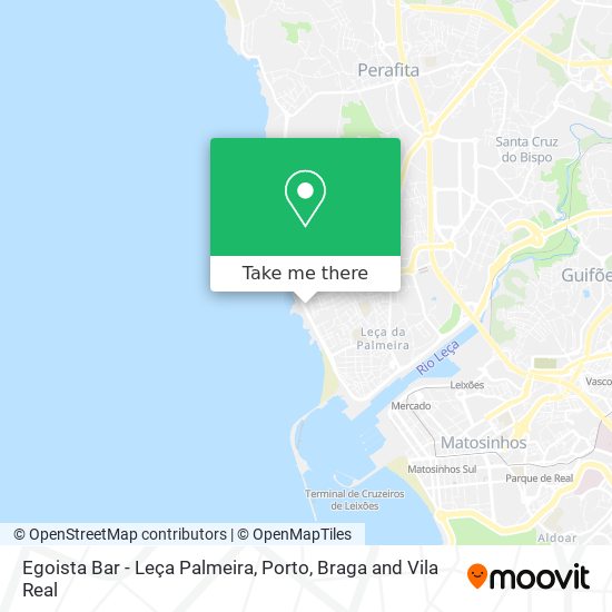 Egoista Bar - Leça Palmeira map