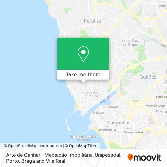 Arte de Ganhar - Mediação Imobiliária, Unipessoal map