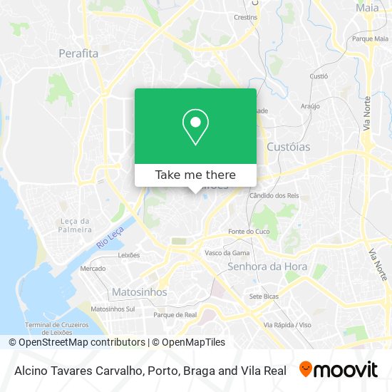 Alcino Tavares Carvalho map