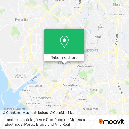 Landlux - Instalações e Comércio de Materiais Eléctricos map