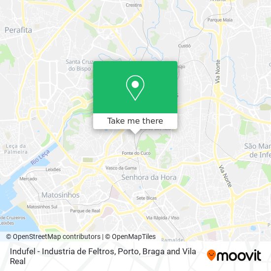 Indufel - Industria de Feltros map