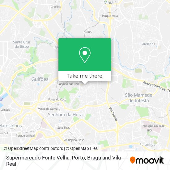 Supermercado Fonte Velha mapa