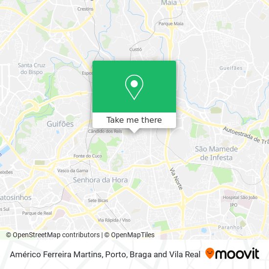 Américo Ferreira Martins map
