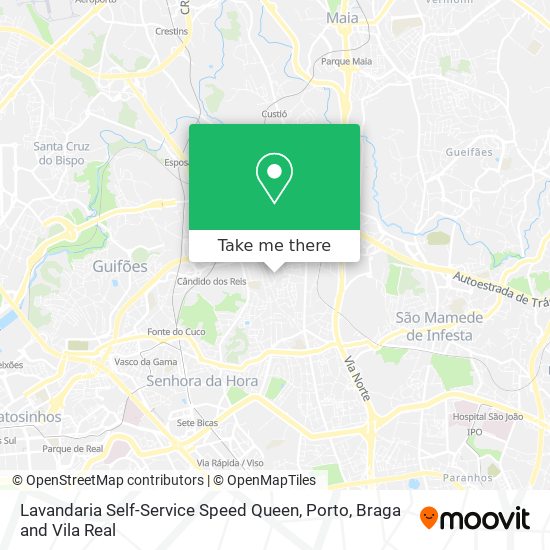 Lavandaria Self-Service Speed Queen map