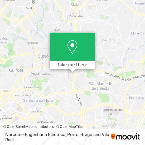 Norcete - Engenharia Eléctrica map