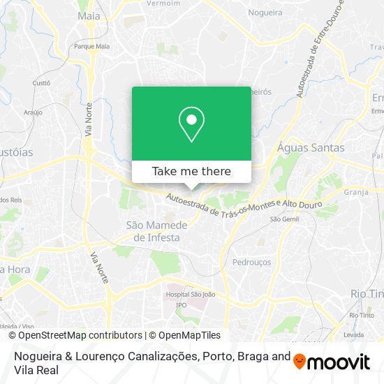 Nogueira & Lourenço Canalizações mapa