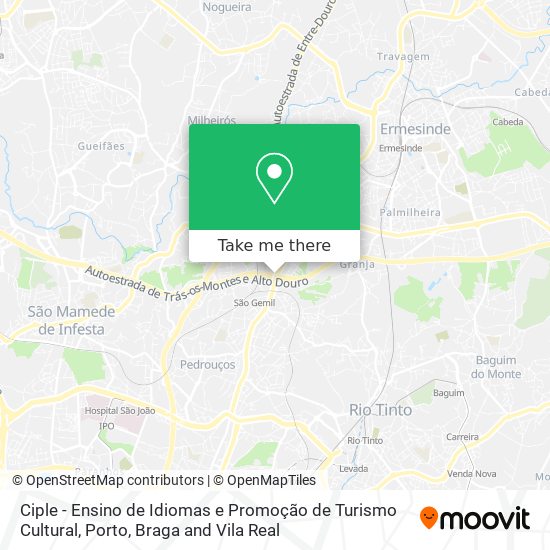 Ciple - Ensino de Idiomas e Promoção de Turismo Cultural map