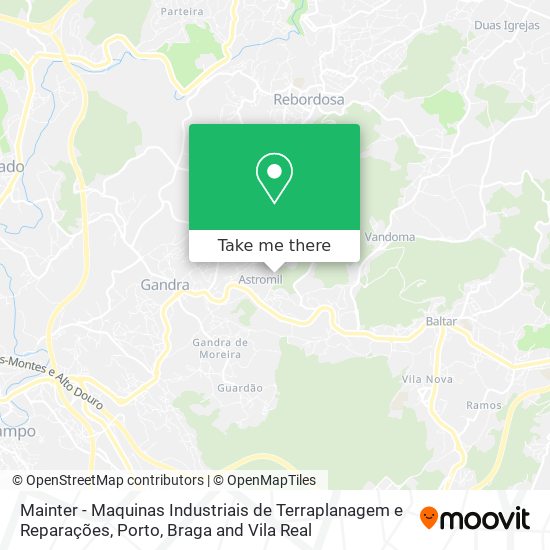 Mainter - Maquinas Industriais de Terraplanagem e Reparações mapa