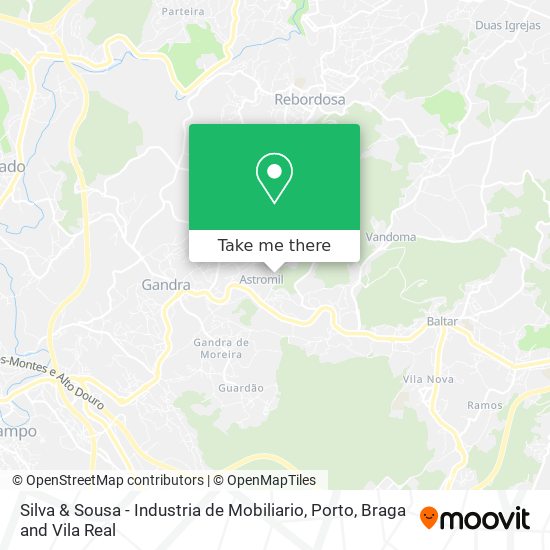 Silva & Sousa - Industria de Mobiliario map