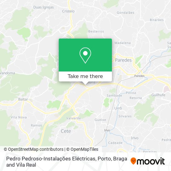 Pedro Pedroso-Instalações Eléctricas map