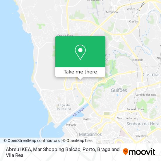 Abreu IKEA, Mar Shopping Balcão mapa