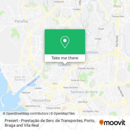 Presert - Prestação de Serv. de Transportes mapa