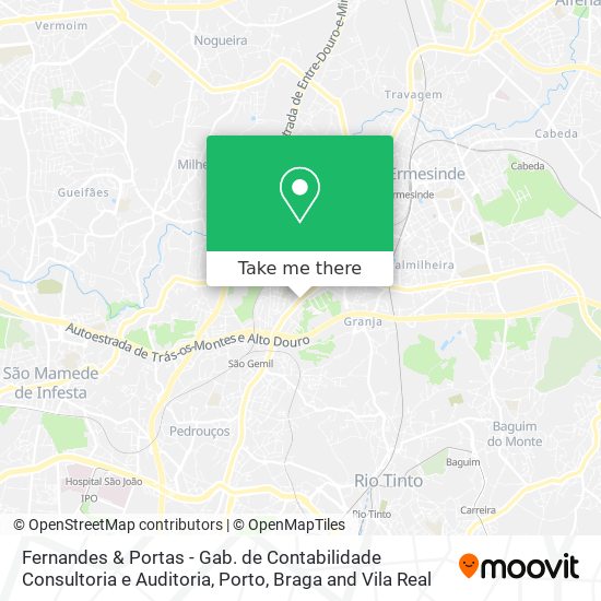 Fernandes & Portas - Gab. de Contabilidade Consultoria e Auditoria map