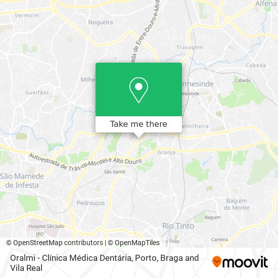 Oralmi - Clínica Médica Dentária map