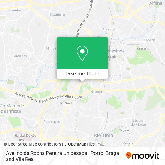 Avelino da Rocha Pereira Unipessoal map