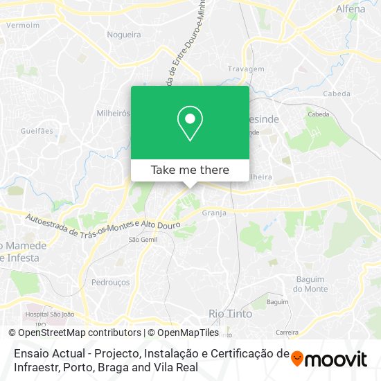 Ensaio Actual - Projecto, Instalação e Certificação de Infraestr map