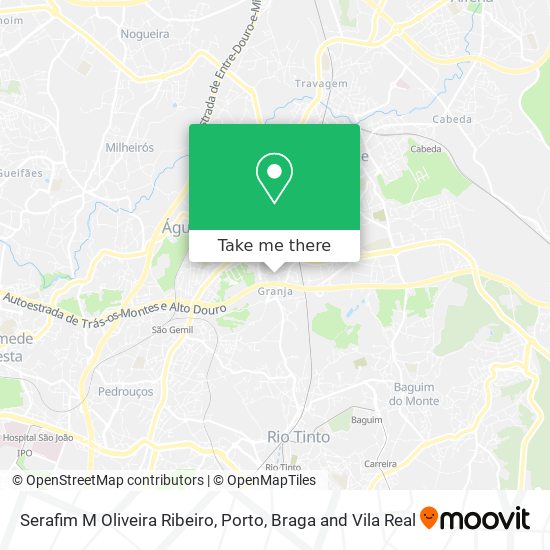 Serafim M Oliveira Ribeiro map