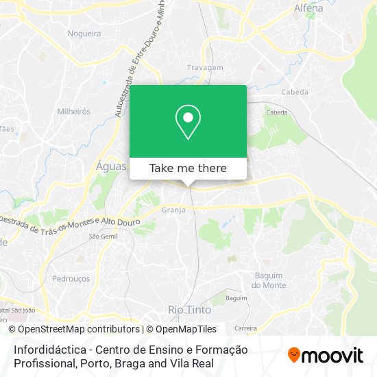 Infordidáctica - Centro de Ensino e Formação Profissional map