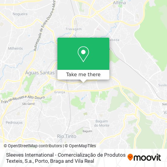 Sleeves International - Comercialização de Produtos Texteis, S.a. mapa