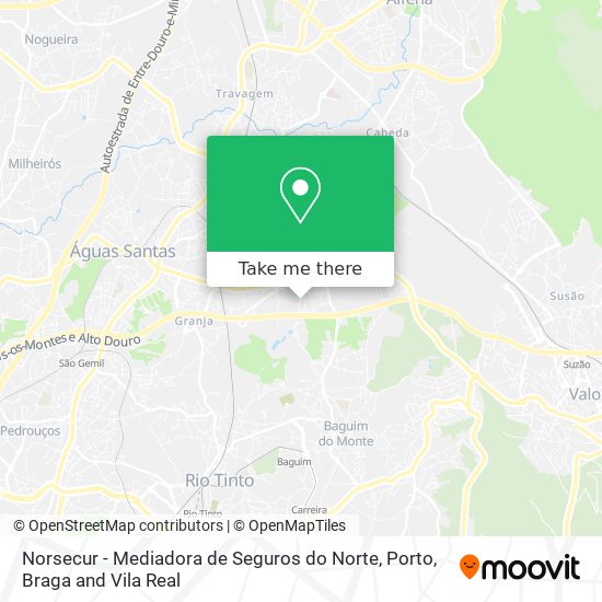 Norsecur - Mediadora de Seguros do Norte map