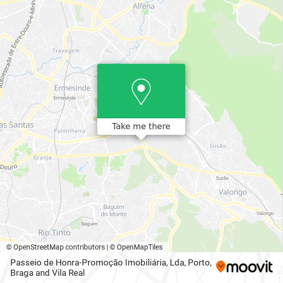 Passeio de Honra-Promoção Imobiliária, Lda map