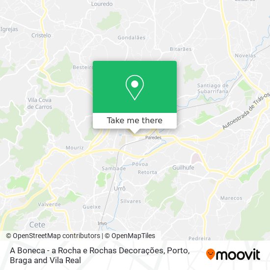 A Boneca - a Rocha e Rochas Decorações map