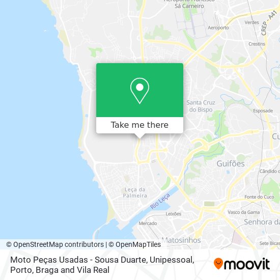 Moto Peças Usadas - Sousa Duarte, Unipessoal map