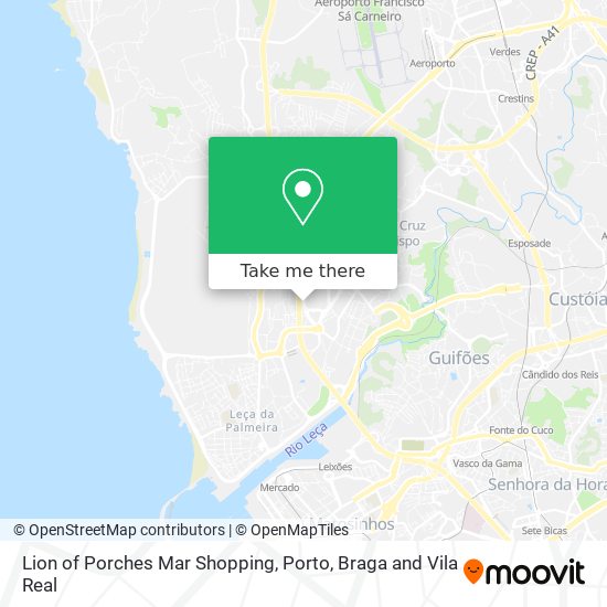 Lion of Porches Mar Shopping map
