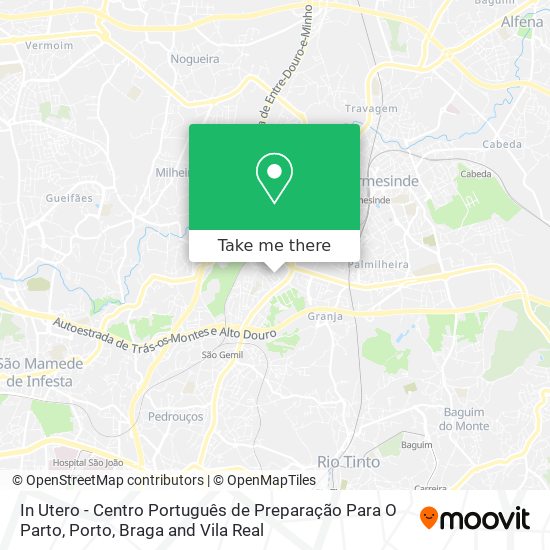 In Utero - Centro Português de Preparação Para O Parto map