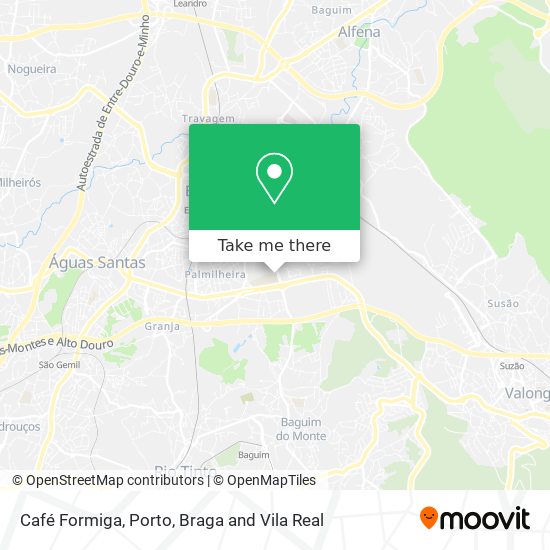 Café Formiga map