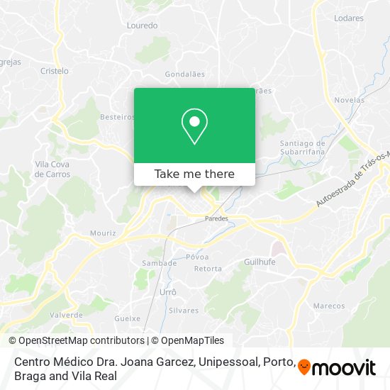 Centro Médico Dra. Joana Garcez, Unipessoal mapa