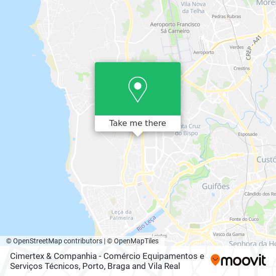 Cimertex & Companhia - Comércio Equipamentos e Serviços Técnicos map