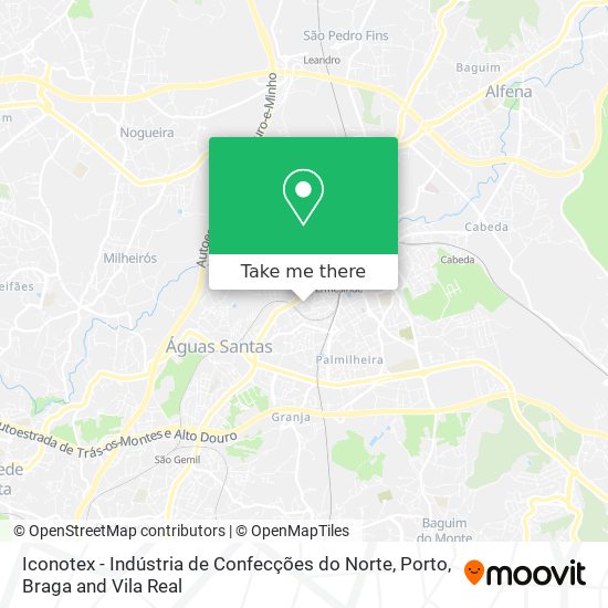 Iconotex - Indústria de Confecções do Norte map