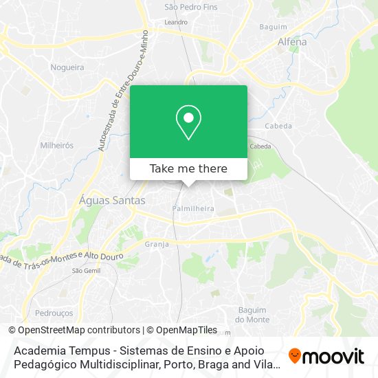 Academia Tempus - Sistemas de Ensino e Apoio Pedagógico Multidisciplinar map