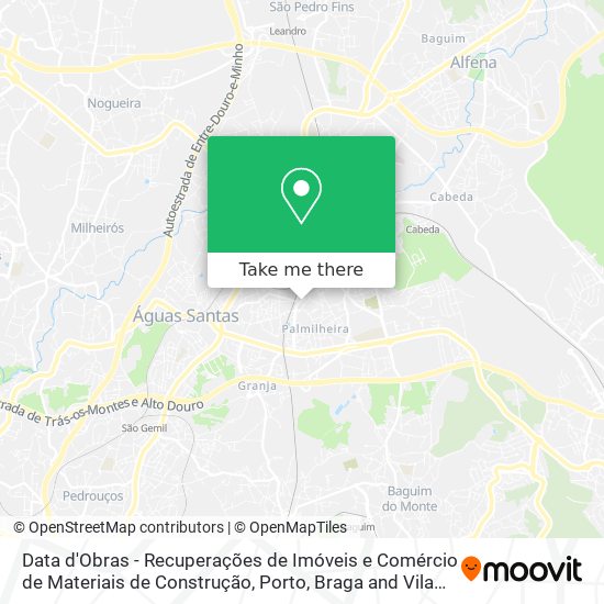 Data d'Obras - Recuperações de Imóveis e Comércio de Materiais de Construção map