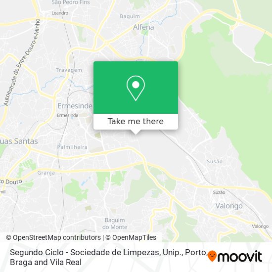 Segundo Ciclo - Sociedade de Limpezas, Unip. map