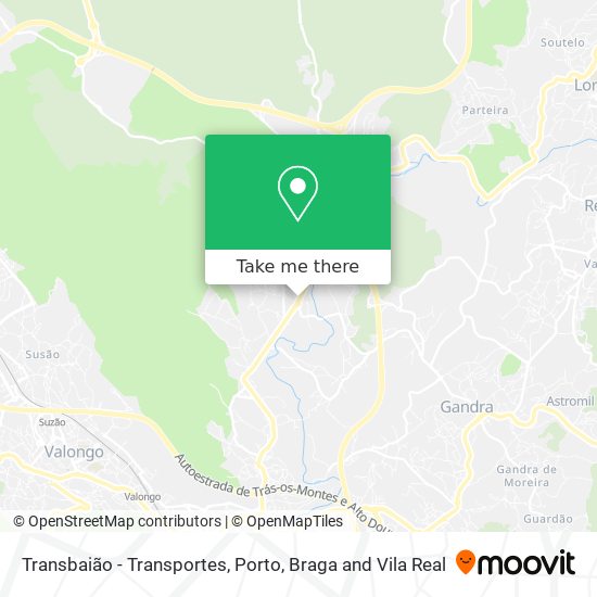 Transbaião - Transportes map