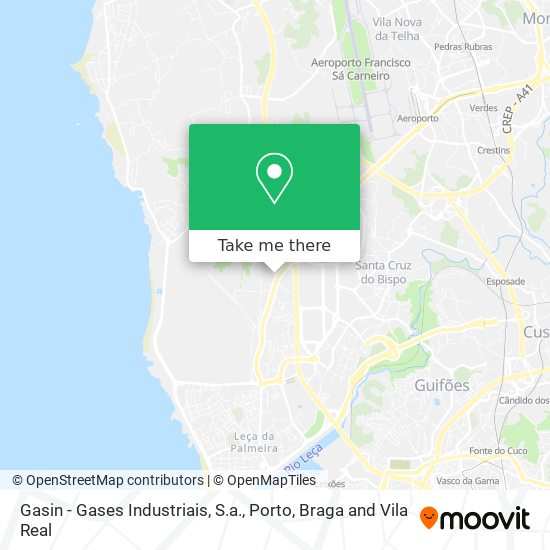 Gasin - Gases Industriais, S.a. map